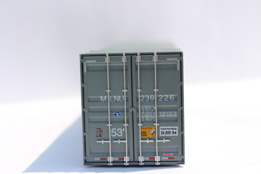 JTC Model Trains 953032 HO Milestone 53' Single Container with IBC Castings