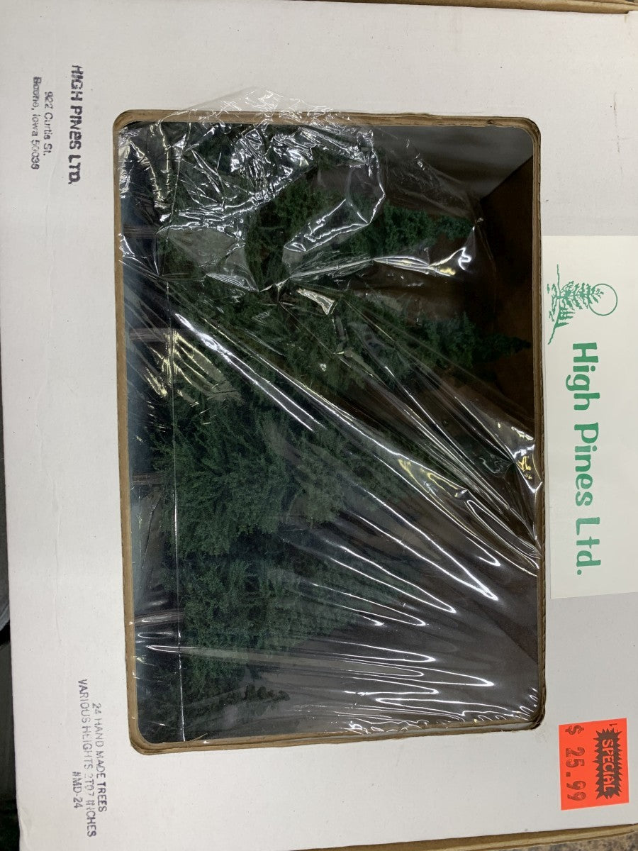 High Pines Ltd. MD-24 O Hand Made Trees 2 to 7 inches Tall