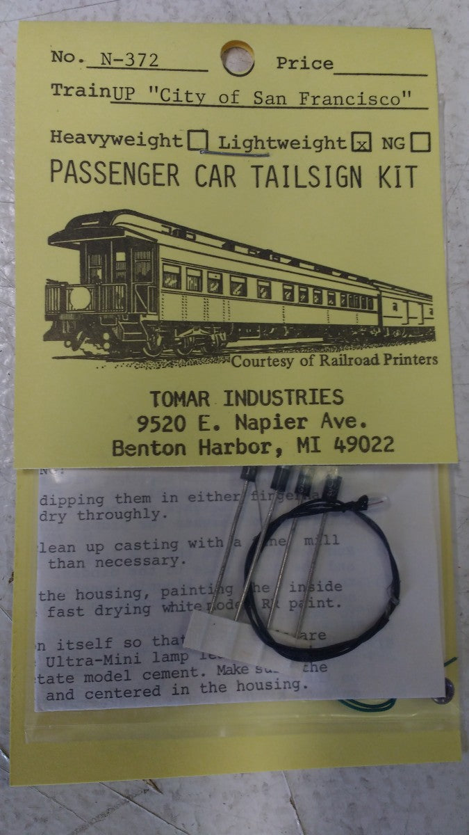 Tomar Industries 372 UP Cy San Francisco lwrnd