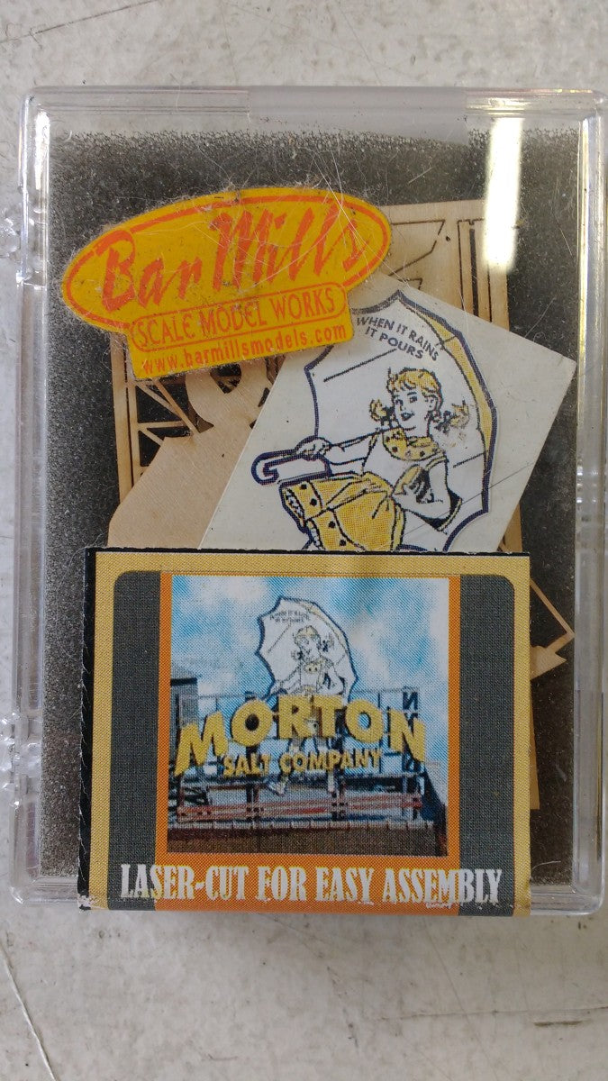 Bar Mills 0121 HO Morton Salt Company Billboard Kit