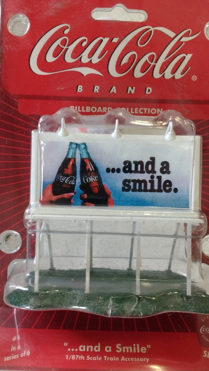 Coca-Cola 8259 "and a smile" HO Billboard