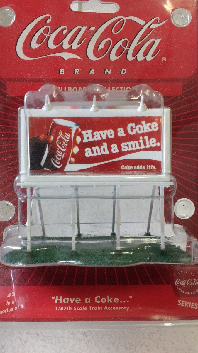 Coca-Cola 8258 Have A Coke And A Smile HO Billboard