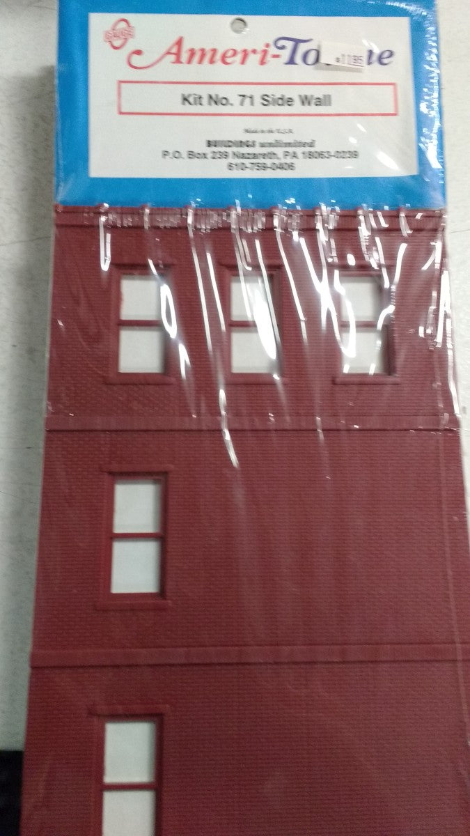 OGR 71-5 OGR Kit # 71 Side Wall with (5) windows