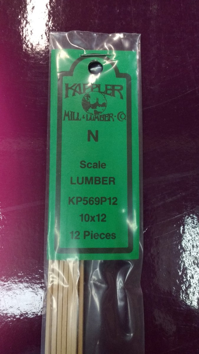 Kappler 569 N Scale 10 x 12 x 12" Lumber (12)