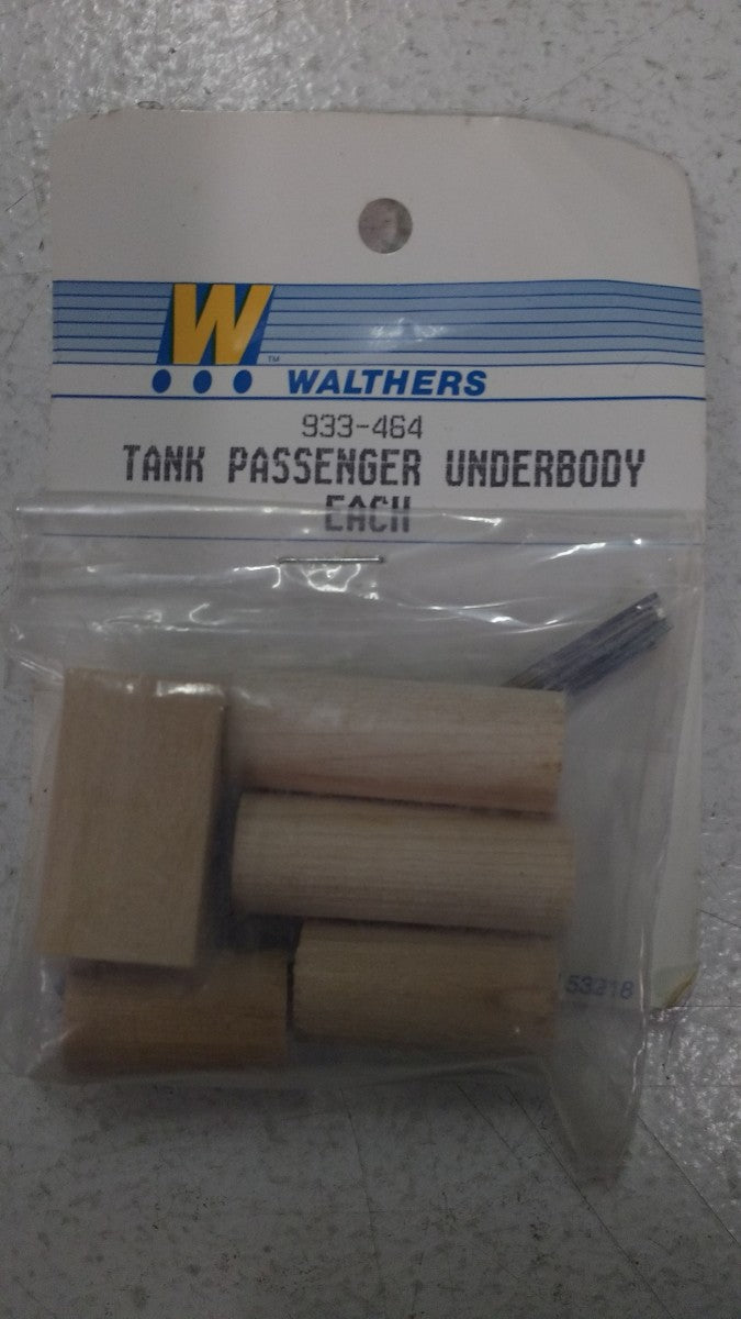 Walthers 933-464 O Tank Passenger Underbody Each
