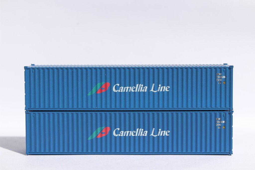 JTC Model Trains 405316 N Camellia Line 40' Std Corrugated Container (Pack of 2)