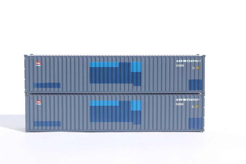 JTC Model Trains 405328 N TAL 40' Standard Corrugated Container (Pack of 2)
