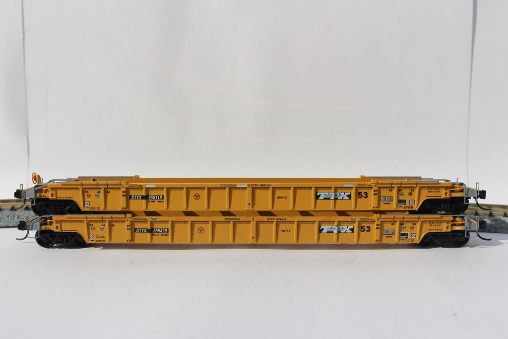 JTC Model Trains 772014 N DTTX NSC 17-Post 53' Well Car (Pack of 2)