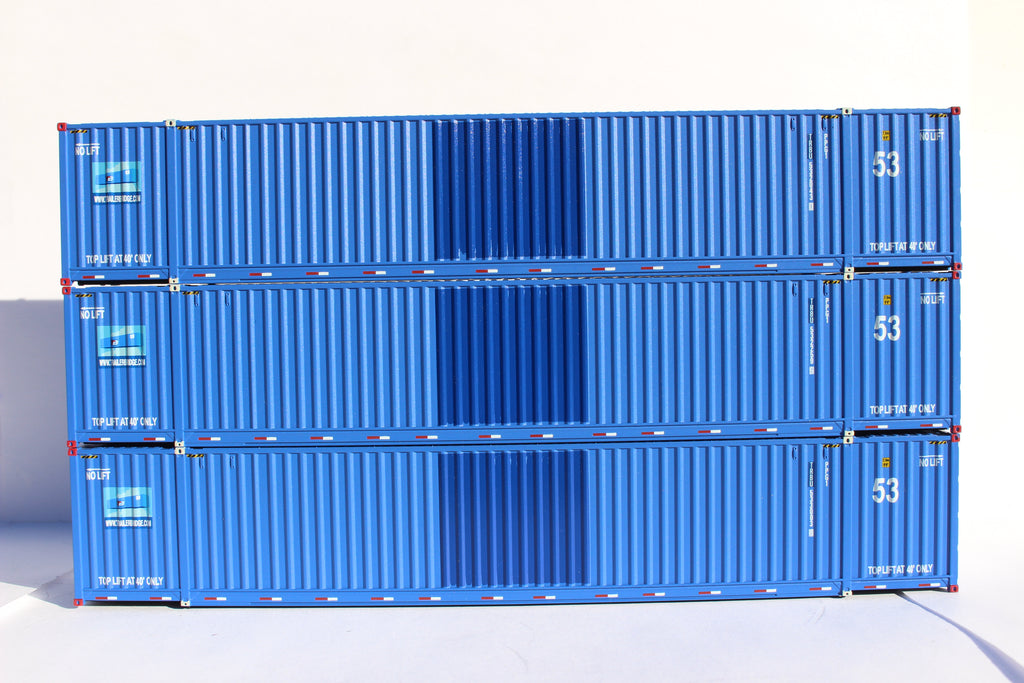 JTC Model Trains 953040 HO Trailer Bridge Ocean 53' Trailer (Pack of 3)