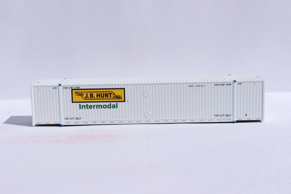 JTC Model Trains 537119 N JB Hunt 53' High Cube Container Set #1 (Pack of 3)