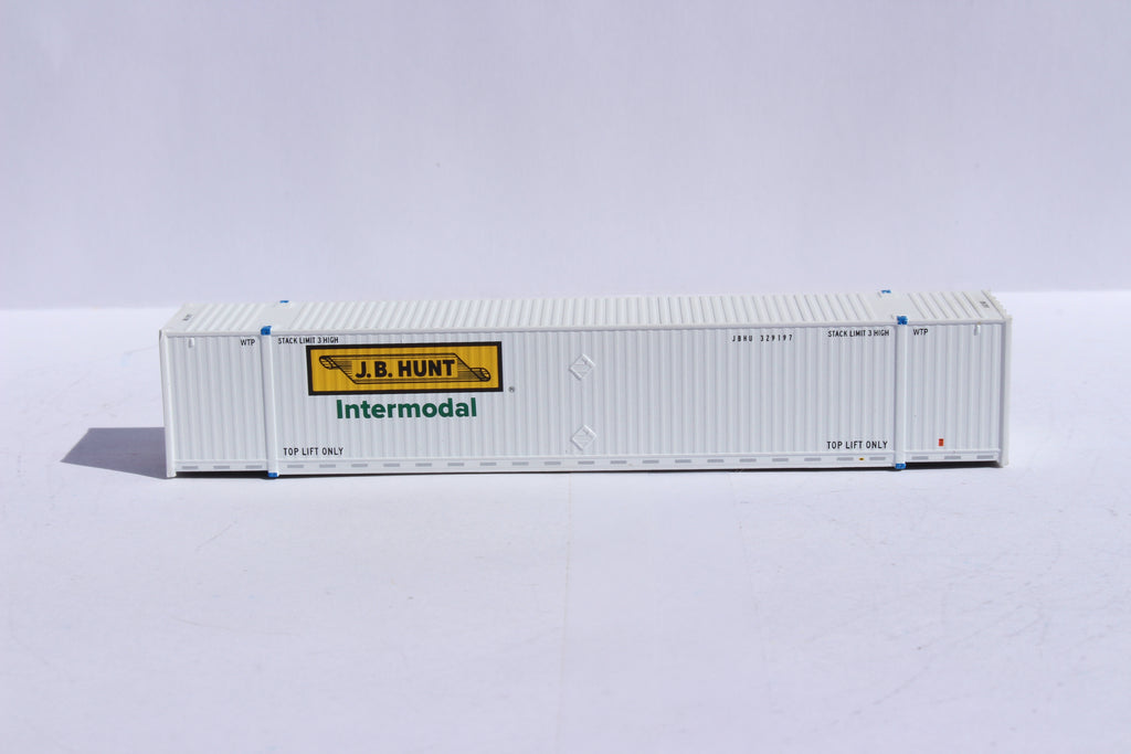 JTC Model Trains 537137 N JB Hunt 53' High Cube Container Set #2 (Pack of 3)
