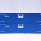 JTC Model Trains 537105 N Yellow 8-55-8 Corrugated Container Set #2