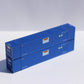 JTC Model Trains 537105 N Yellow 8-55-8 Corrugated Container Set #2