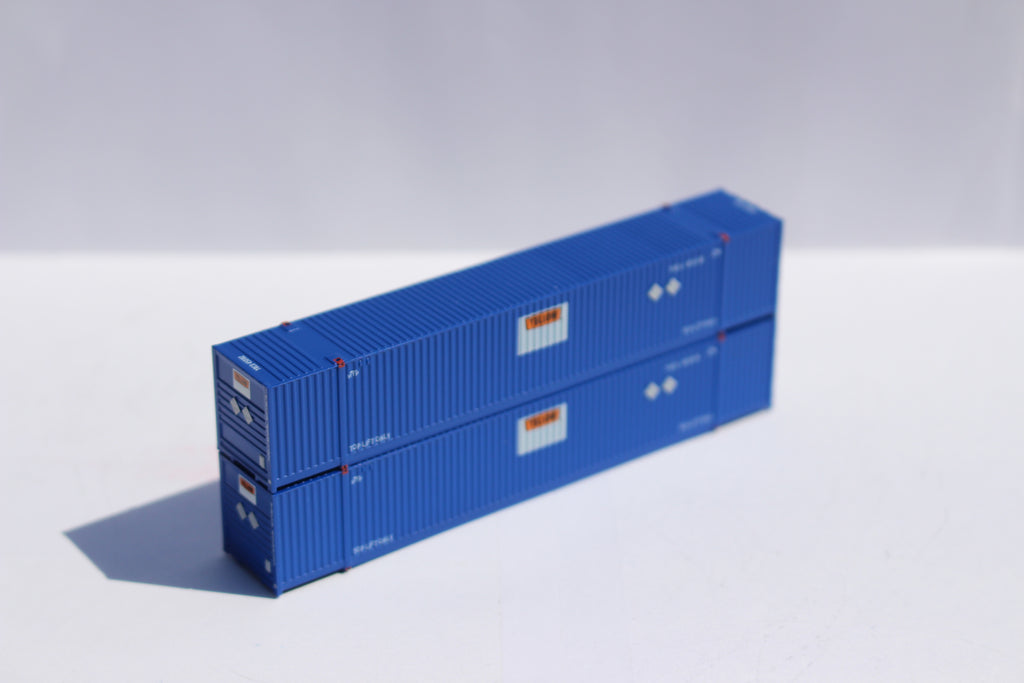 JTC Model Trains 537105 N Yellow 8-55-8 Corrugated Container Set #2