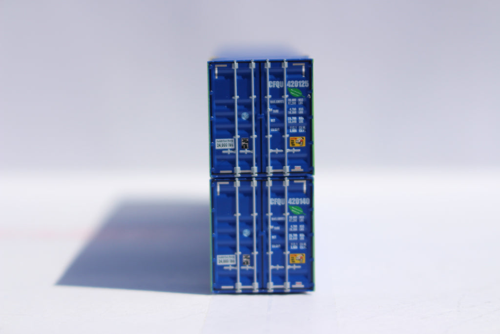 JTC Model Trains 537100 N COFC Logistics 53' 8-55-8 Containers (Set of 2)
