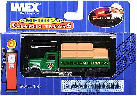 Imex 870013 1:87 Southern Express Peterbilt Flatbed W/Loader