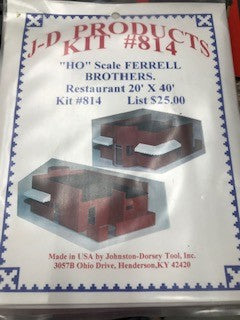 J-D Products 814 HO Ferrell Brothers Restaurant Kit