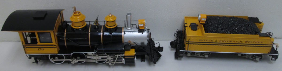 Bachmann 81088 D&RGW 10th Anniv. 4-6-0 Steam Locomotive & Tender