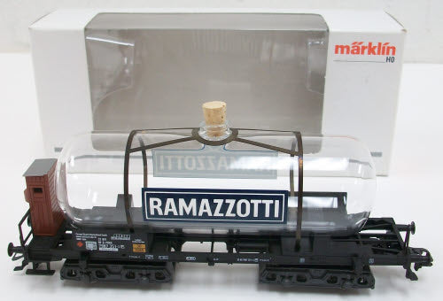 Marklin 44532 HO Scale Ramazzotti 1815 Glass Tank Car Exclusive