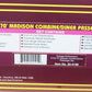 MTH 20-4188 O CNW 70' Madison Combine/Diner Passenger Car Set (Set of 2)