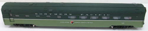 USA Trains 31083 G Northern Pacific Aluminum Dining Car with Metal Wheels #459