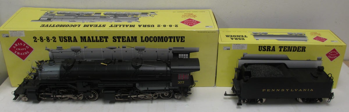 Aristo-Craft 21601 PRR 2-8-8-2 Mallet Steam Locomotive & Tender
