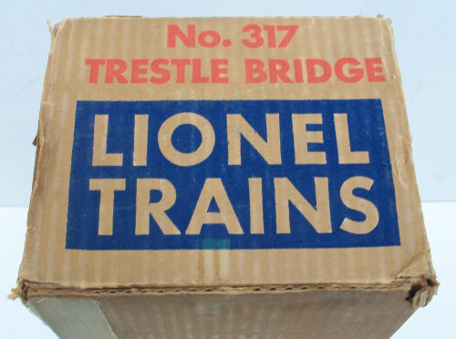 Lionel 317 Vintage O 24 Inch Silver Metal Trestle Bridge