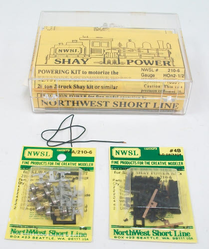 Northwest Short Line 210-6 Shay Power Kit for HO, HOn3, HOn2-1/2 & 9 mm Gauges