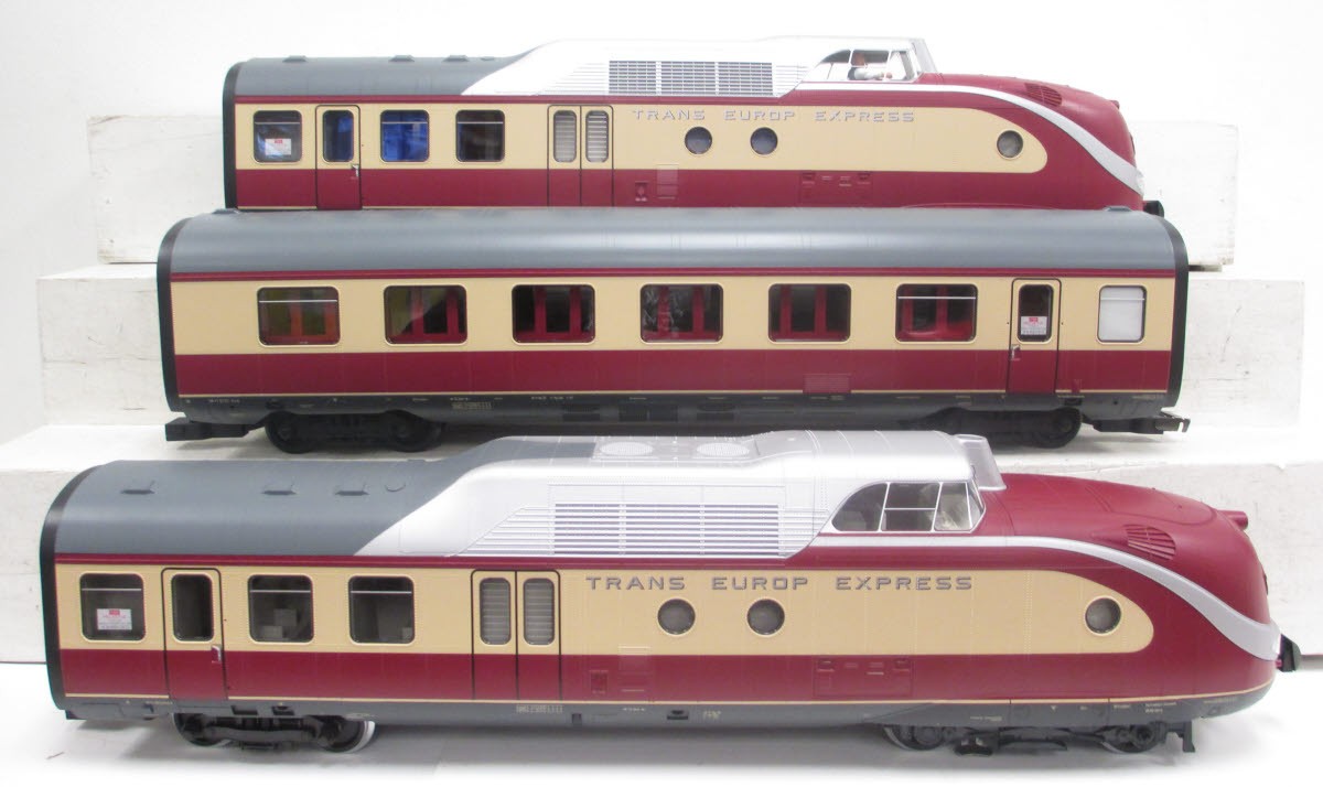 Piko 37320 G Euro Loco-D Db Iii Tee 3-Unit Train
