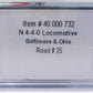 Atlas 40000732 N Scale Baltimore & Ohio 4-4-0 Steam Locomotive & Tender #25