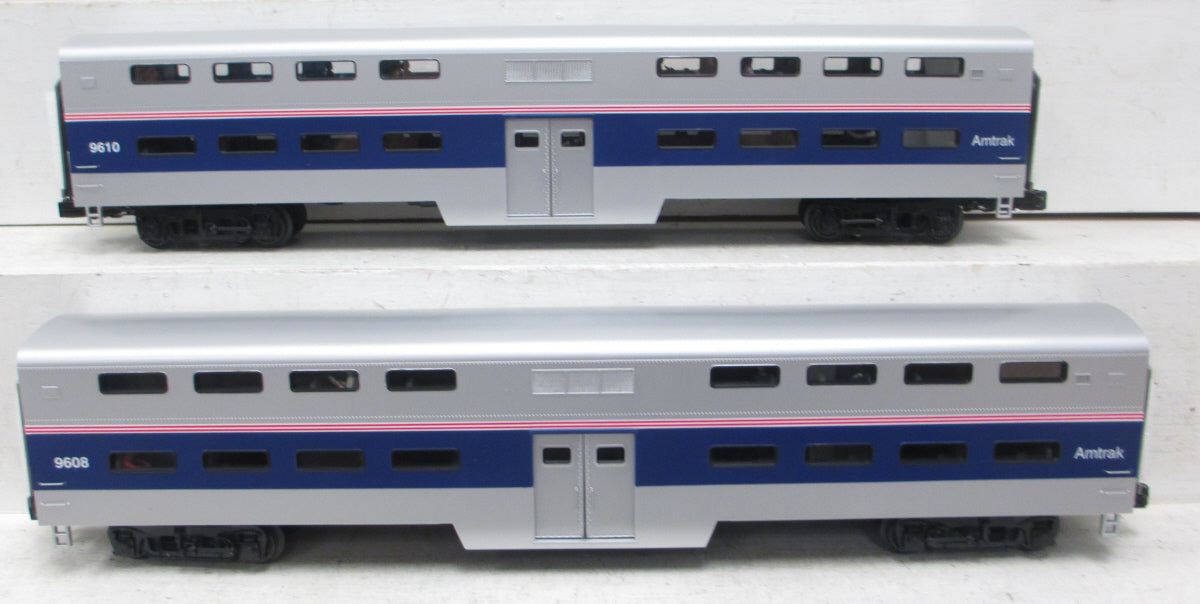 MTH 20-66189 Amtrak Bi-Lvl  2-Car Passenger Set