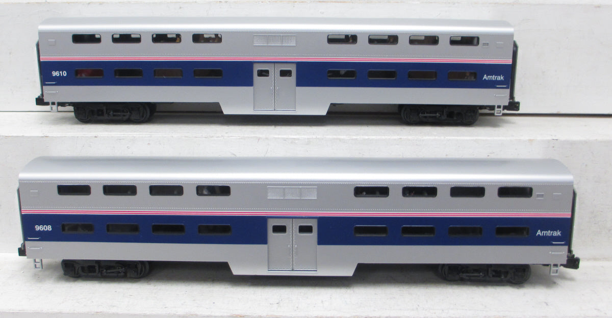 MTH 20-66189 Amtrak Bi-Lvl  2-Car Passenger Set