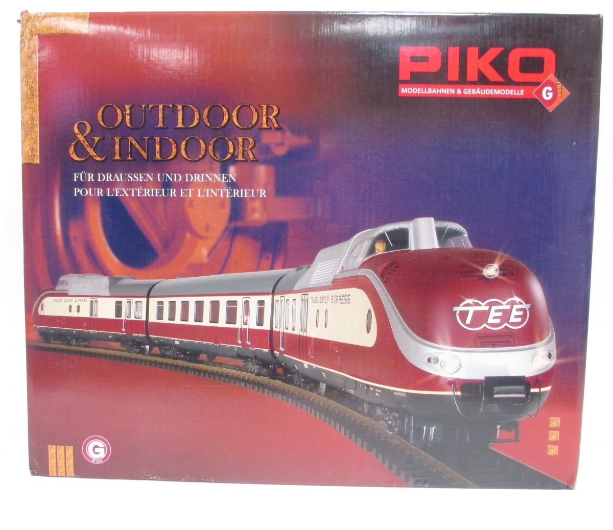 Piko 37320 G Euro Loco-D Db Iii Tee 3-Unit Train