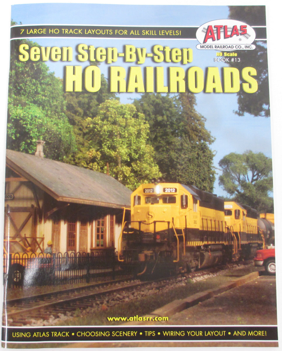 Atlas 0013 HO Seven Step by Step Railroads Book