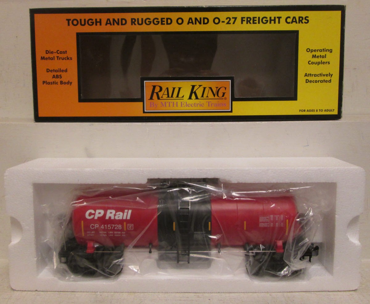MTH 30-73277 O Gauge CP Rail Modern Tank Car #415728