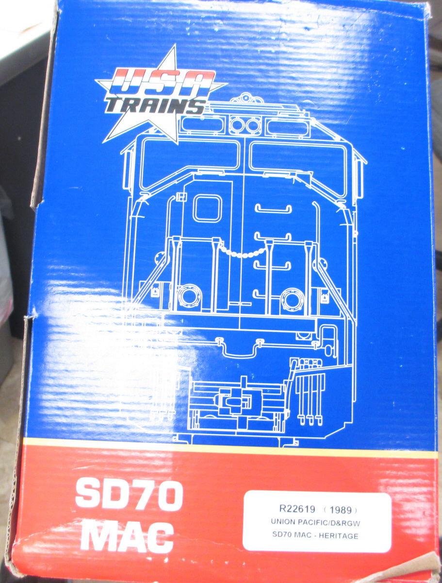 USA Trains R22619 G Gauge Denver and Rio Grande Western SD70 MAC Diesel Engine
