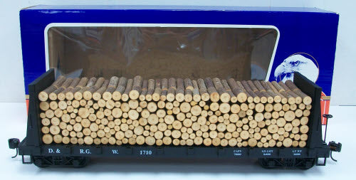 USA Trains 1710 G Rio Grande Pulpwood Flat Car