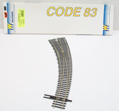 Walthers 948-8826 HO Code 83 Nickel Silver #6.5 Left Hand Switch Turnout