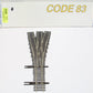 Walthers 948-8808 HO Code 83 Nickel Silver #6 3-Way Switch Turnout