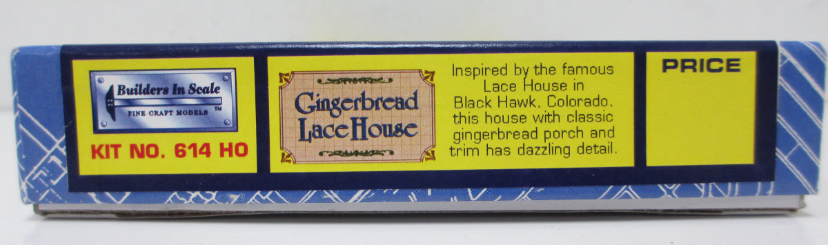 Builders-in-Scale 614 HO Scale Gingerbread Lace House Building Laser Cut Kit