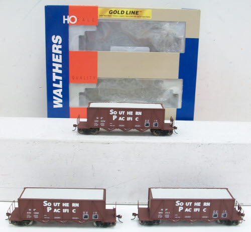 Walthers 932-37068 HO Scale Gold Line SP Ortner Aggregate Cars (Pack of 3)