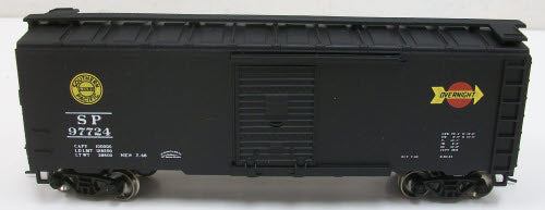 Athearn 1228 HO Southern Pacific Black Overnight 40' AAR Boxcar # 97724 Kit