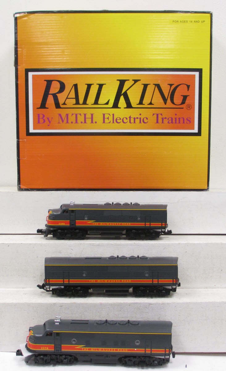 MTH 30-2943-1 Milwaukee F-3 ABA Diesel Engine Set with PS 2.0 #2378/2388