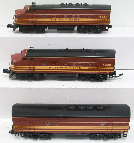 MTH 30-2992-1 B&M F-3 ABA Diesel Engine Set w/Proto-Sound 2.0 #4227A/4228A/4227B