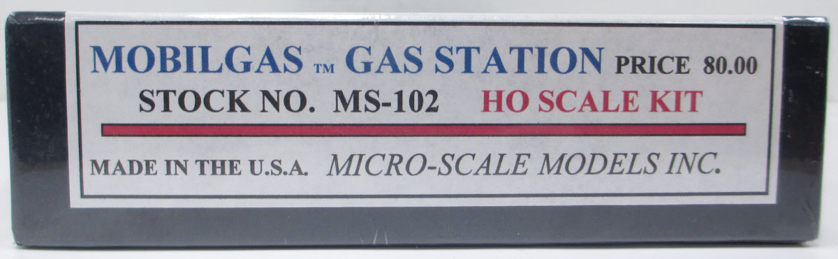 Micro-Scale Models MS-102 Mobilgas Gas Station Kit