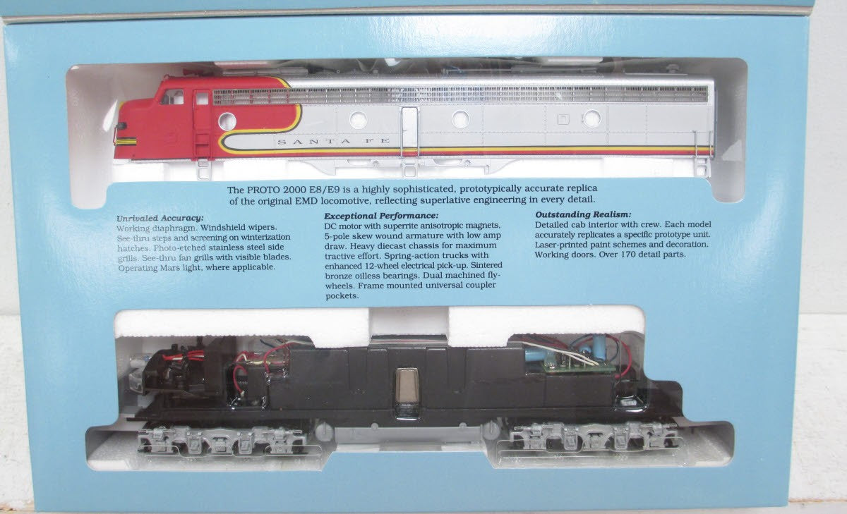 Proto 2000 8123 HO Scale Santa Fe E8/9 Diesel Locomotive #86
