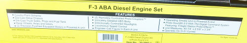 MTH 30-2992-1 B&M F-3 ABA Diesel Engine Set w/Proto-Sound 2.0 #4227A/4228A/4227B