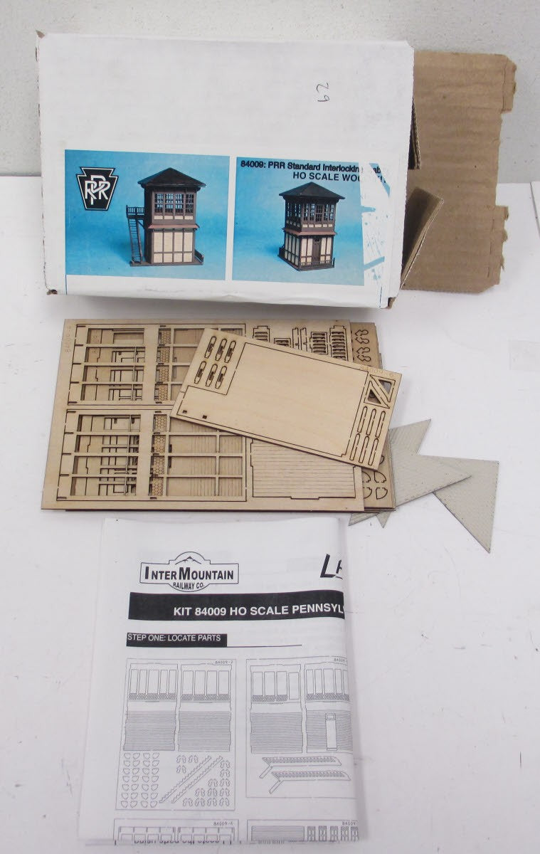 InterMountain 84009 HO Scale PRR Interlocking Cabin Wood Kit