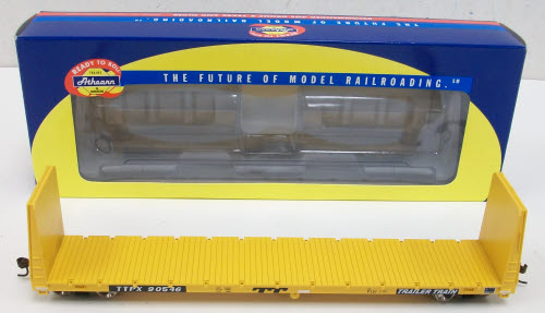Athearn 88112 HO Scale Trailer Train 60' Bulkhead TTPX Flatcar #90546