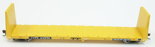 Athearn 88112 HO Scale Trailer Train 60' Bulkhead TTPX Flatcar #90546